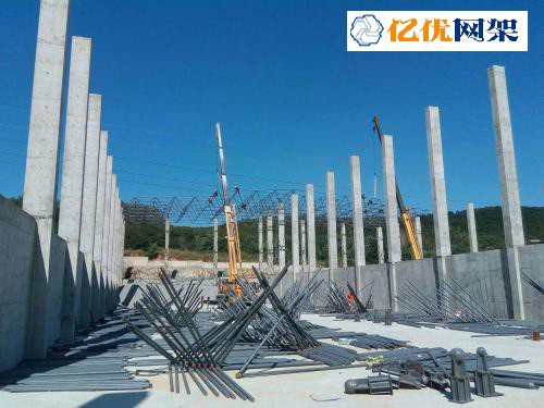 湖北料棚网架设计